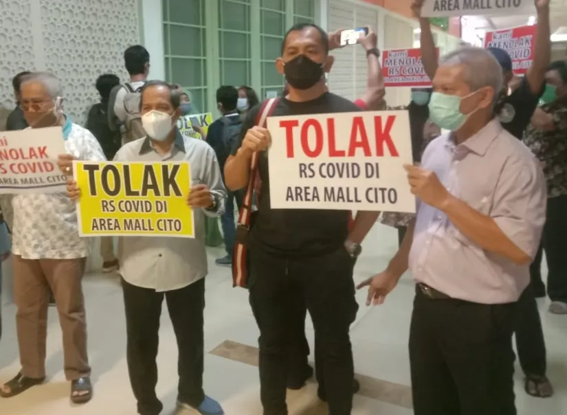 Perkumpulan Pedagang Mall Cito Desak Pemkot Tidak Keluarkan Izin Kepada RS Siloam