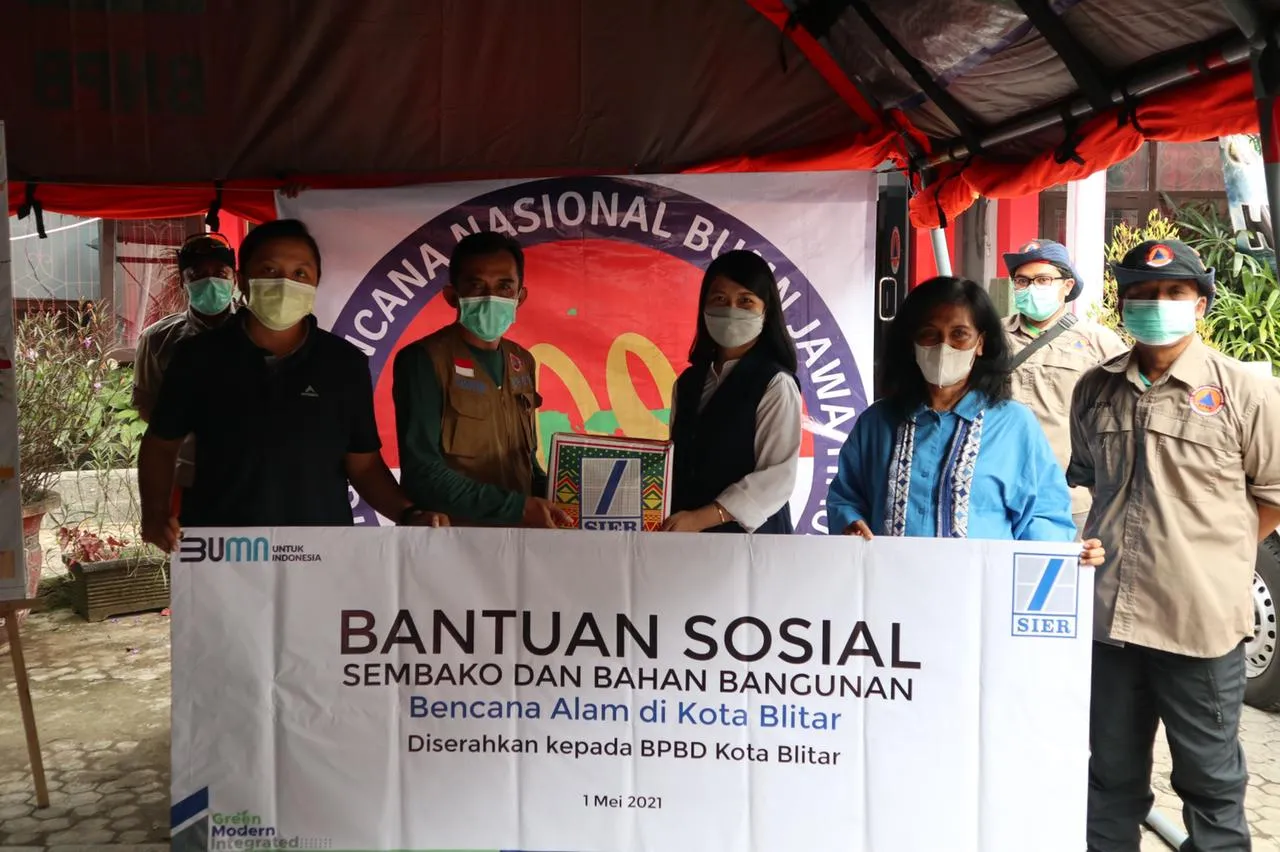 Peduli Korban Gempa Malang Selatan, PT SIER Salurkan Bantuan Senilai Rp 100 Juta