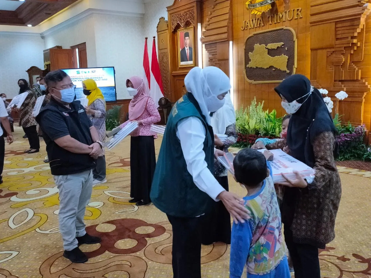 ACT Beri Santunan Istri dan Anak Awak Kapal Selam KRI Nanggala 402