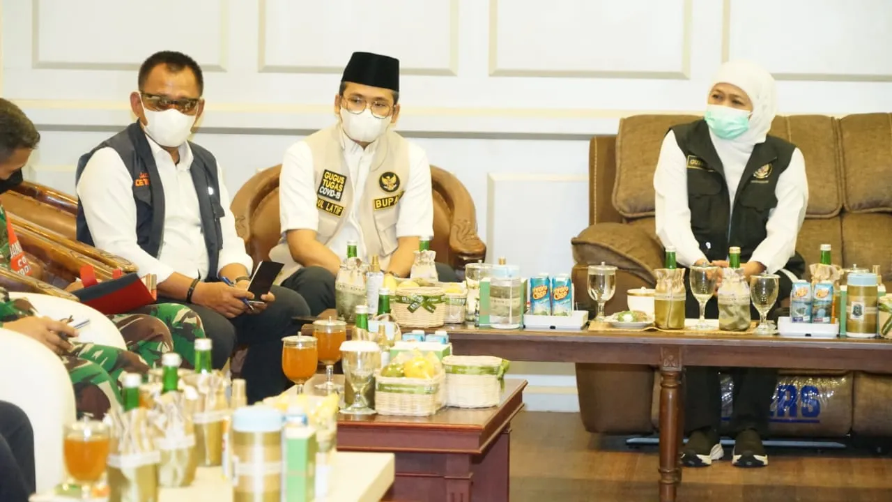 Gubernur Khofifah Gelar Rakor bersama Forkopimda di Bangkalan, Ini Hasilnya