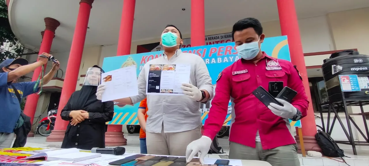 Polisi Berhasil Ringkus Pemilik Warung Bodong di Surabaya