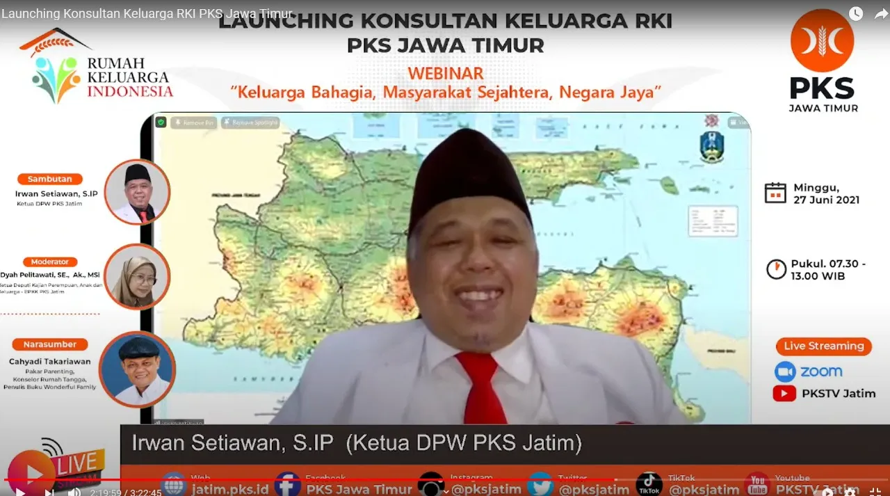 PKS Jatim Launching Program Konsultan Keluarga, 800 Konselor Disiapkan