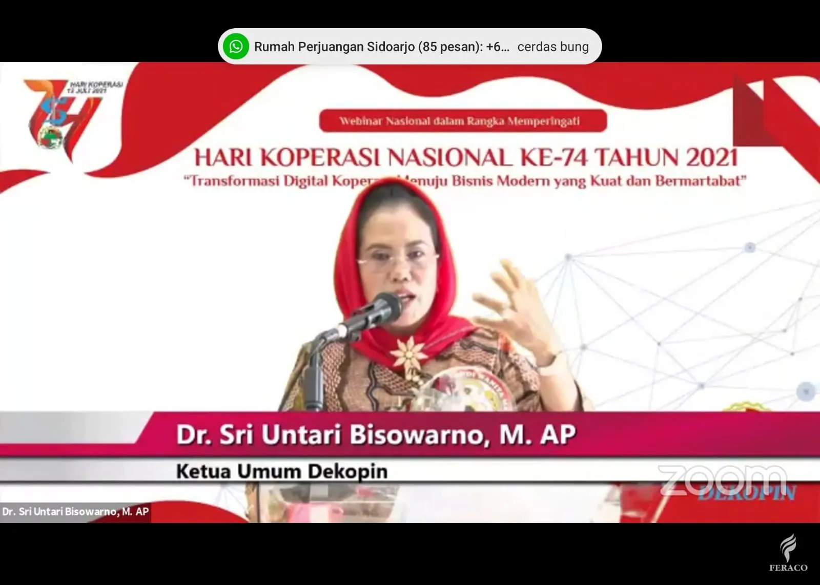 Peringati Hari Koperasi, Sri Untari Dorong Lakukan Inovasi dan Transformasi di Era Digital