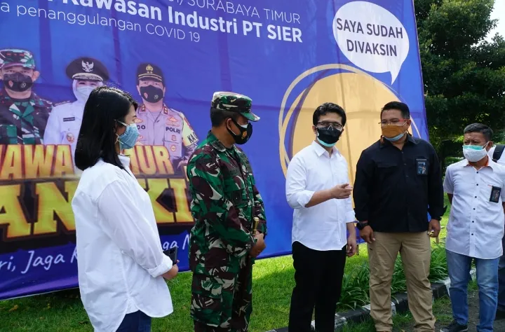 Vaksinasi Massal di SIER Bukti Sinergi TNI dan BUMN