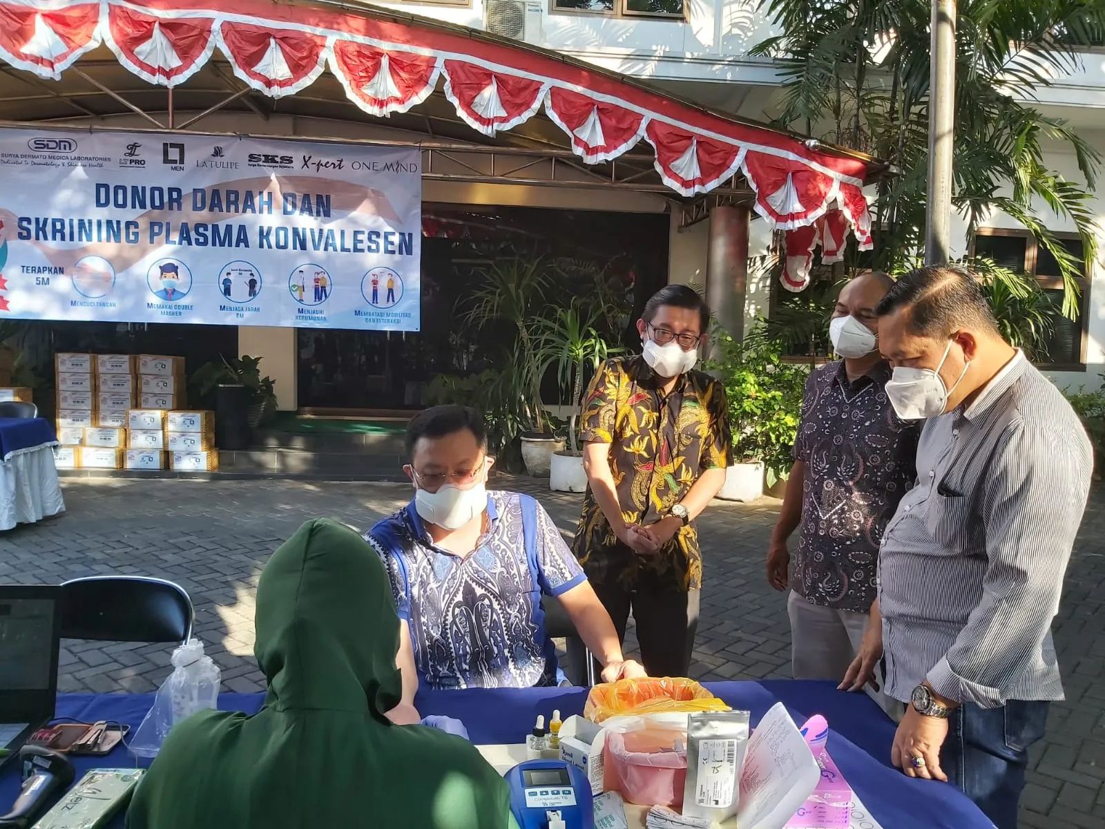 PT Rembaka Galang Donor Plasma Konvalesen, diikuti 101 Penyintas Covid-19