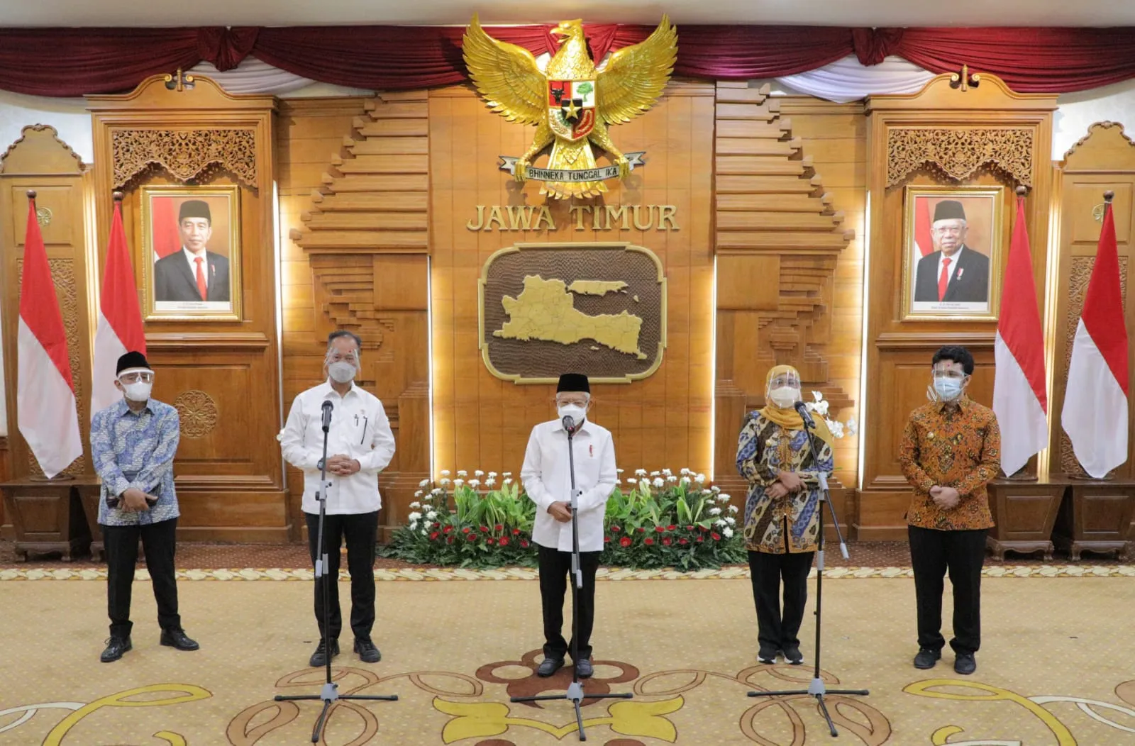 Kunjungi Jatim, Wapres Maruf Amin Bahas Kemiskinan