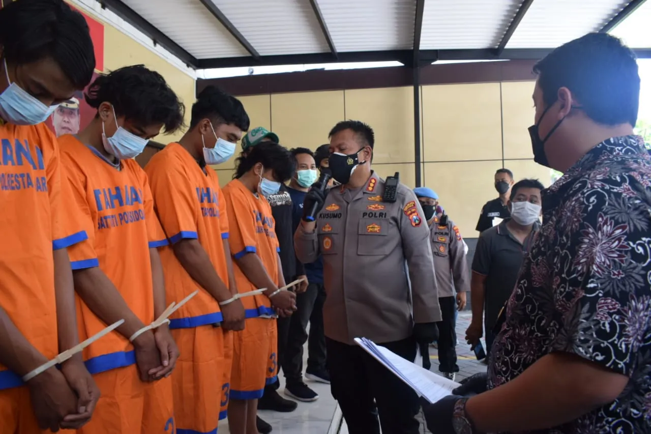 Polisi Berhasil Tangkap Pelaku Pengeroyokan di Bypass Balongbendo