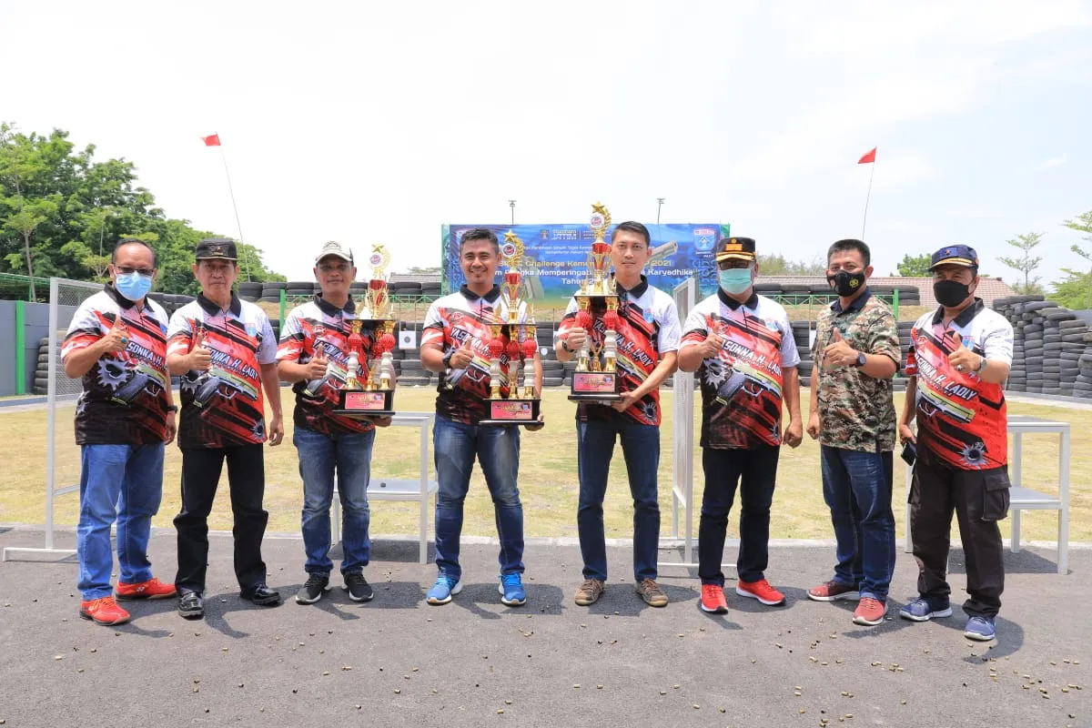 Karutan Medaeng Wahyu Hendrajati Juara Pertama Lomba Tembak Pistol