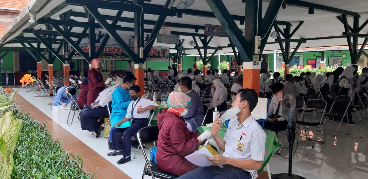 Optimalkan PTM, Pelajar SMP di Kota Surabaya Akan Jalani Swab RT-PCR