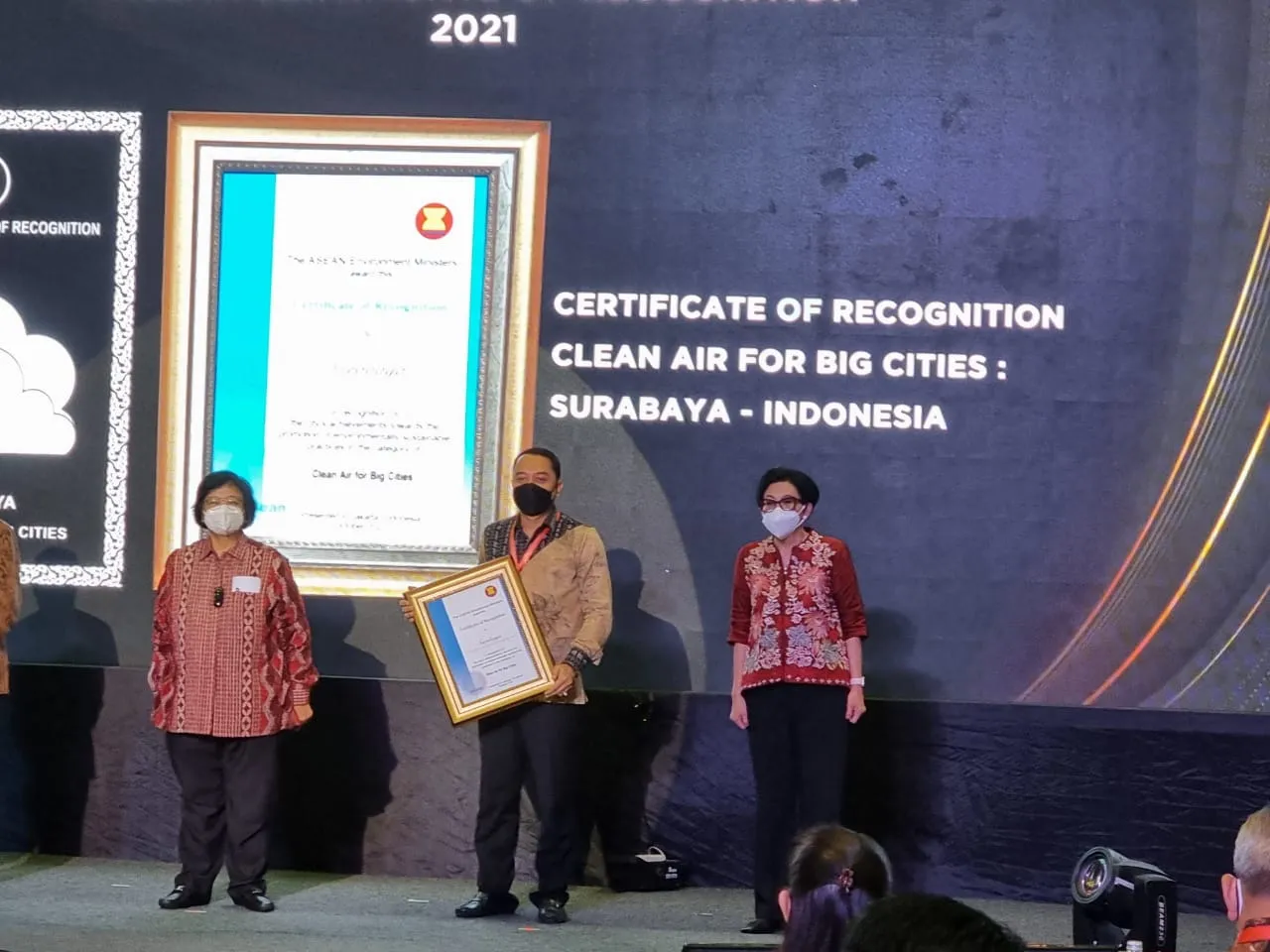 Surabaya Raih Penghargaan Kota Udara Terbersih se-Asia Tenggara