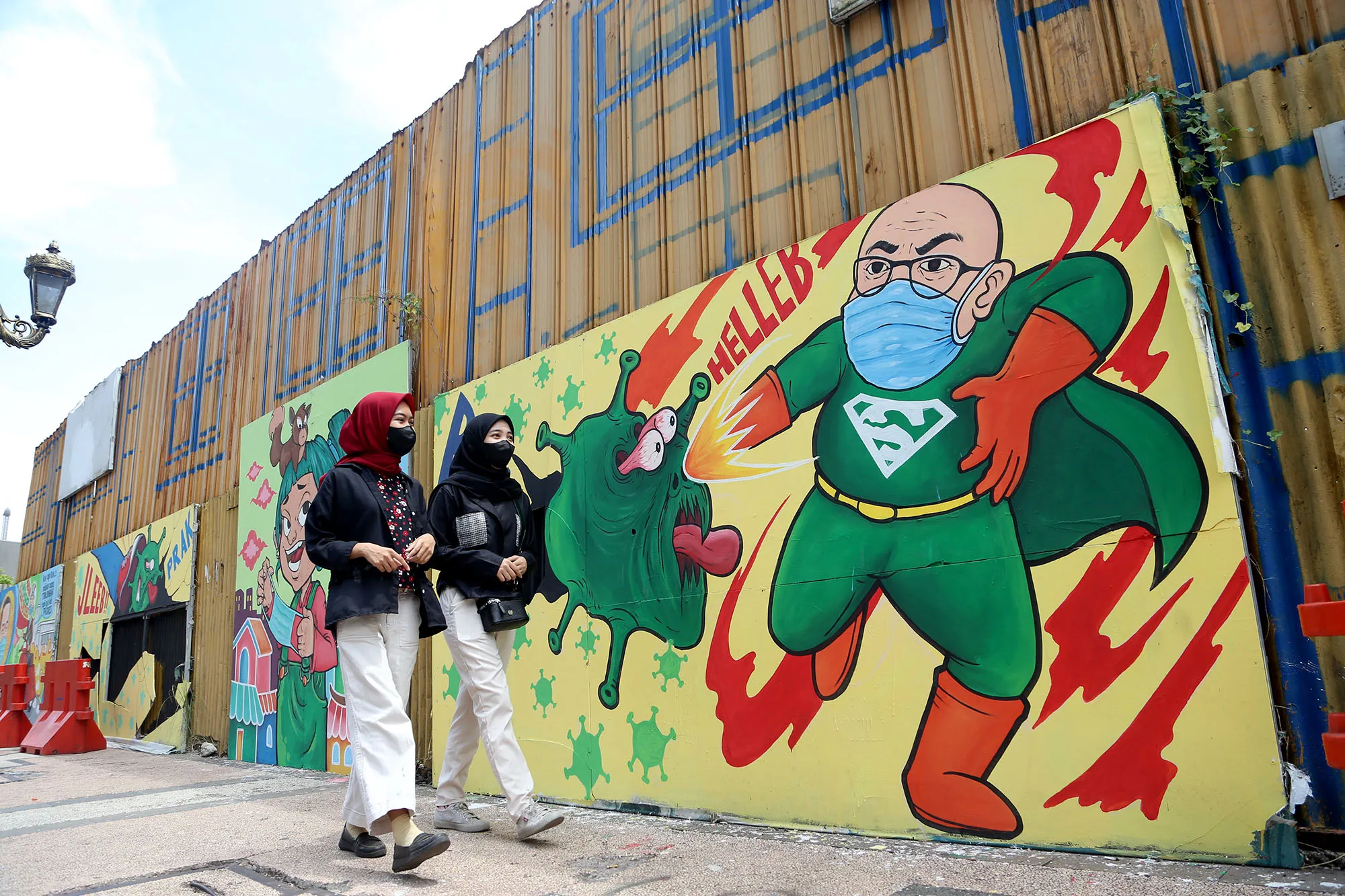 Jalan Tunjungan Surabaya Dipenuhi Mural, Ini Alasannya