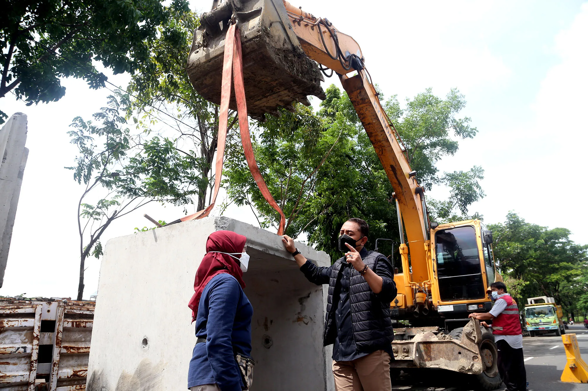 Atasi Genangan, Wali Kota Eri Bangun Dua Bozem di Surabaya