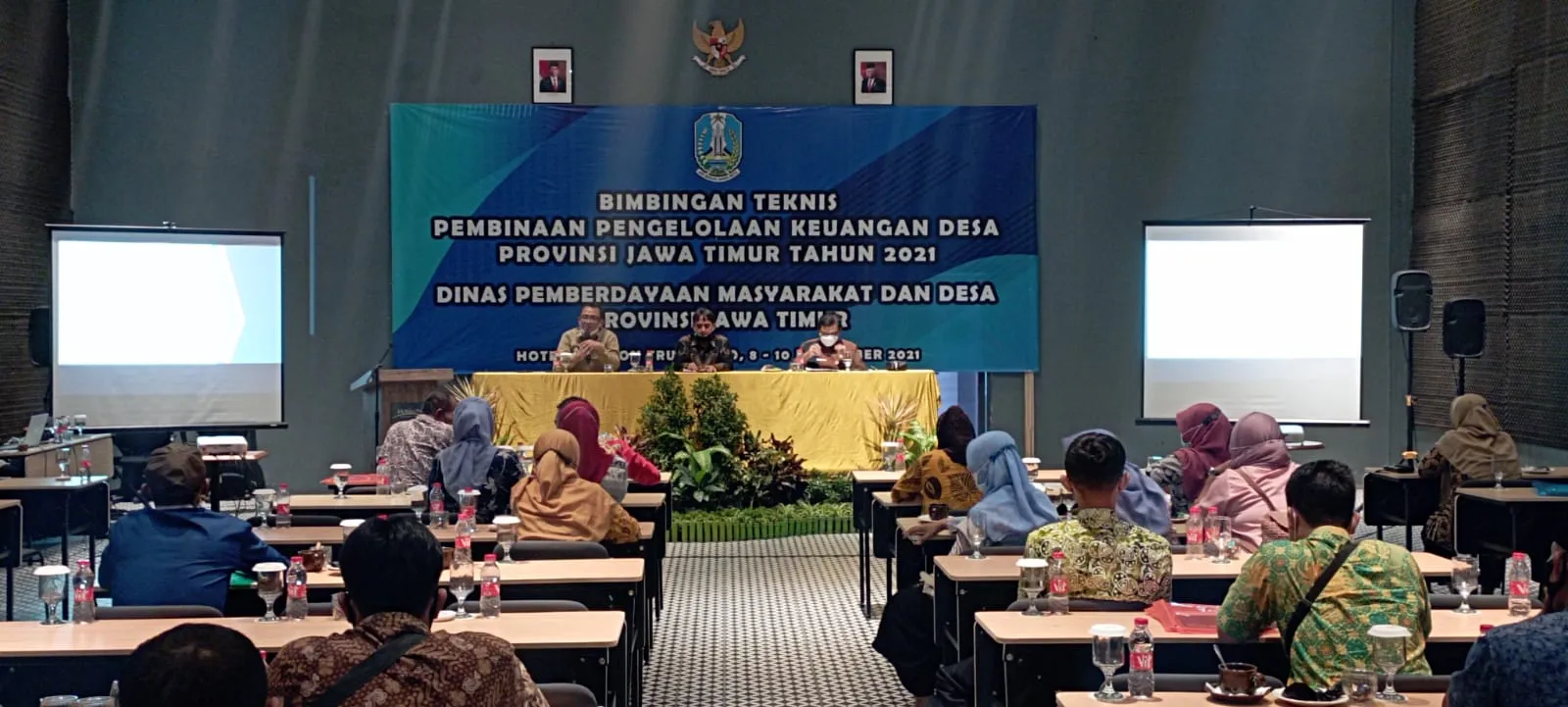 Upaya Tingkatkan Kompetensi Aparatur Desa, DPMD Jatim Gelar Bimtek Tata Kelola Keuangan