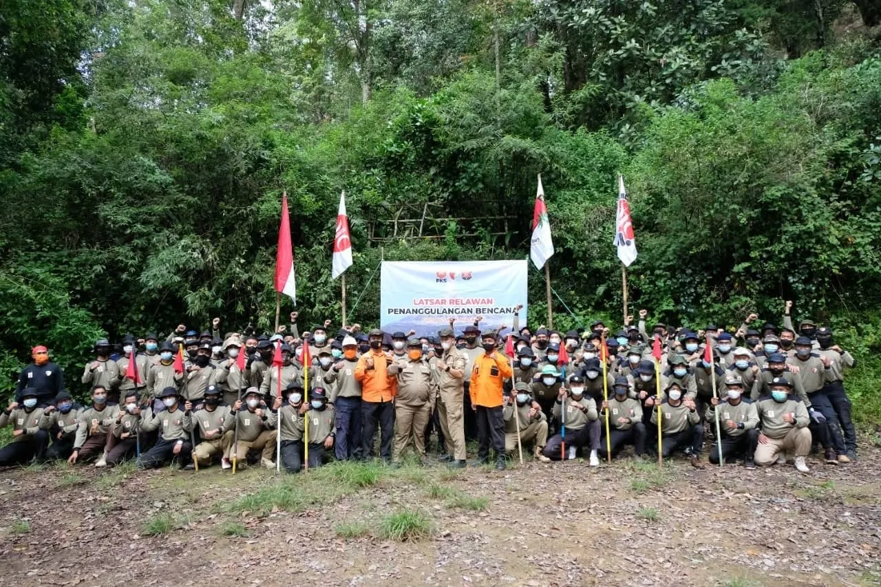 PKS Jatim Gelar Latsar Relawan Penanggulangan Bencana di Magetan