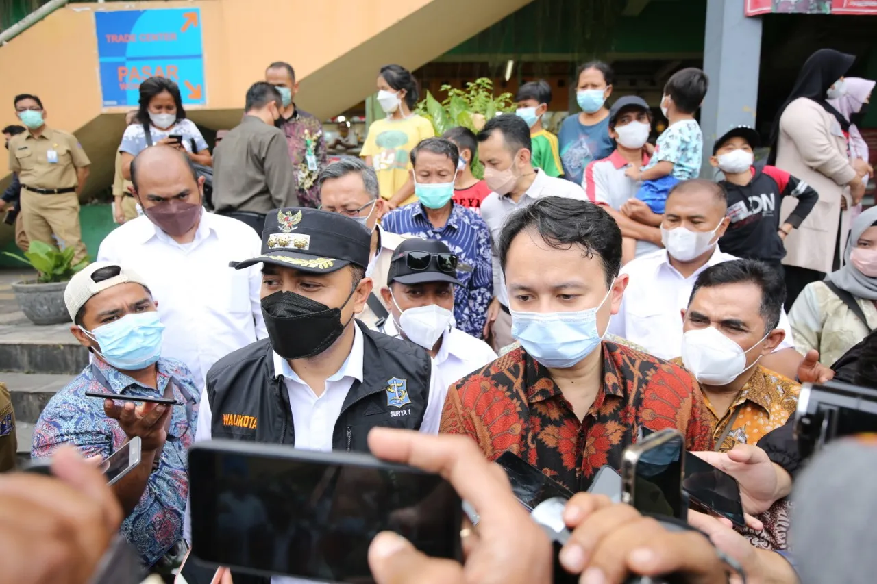 Sidak Pasar Wonokromo Surabaya, Wamendag: Harga Sembako Jelang Nataru Aman