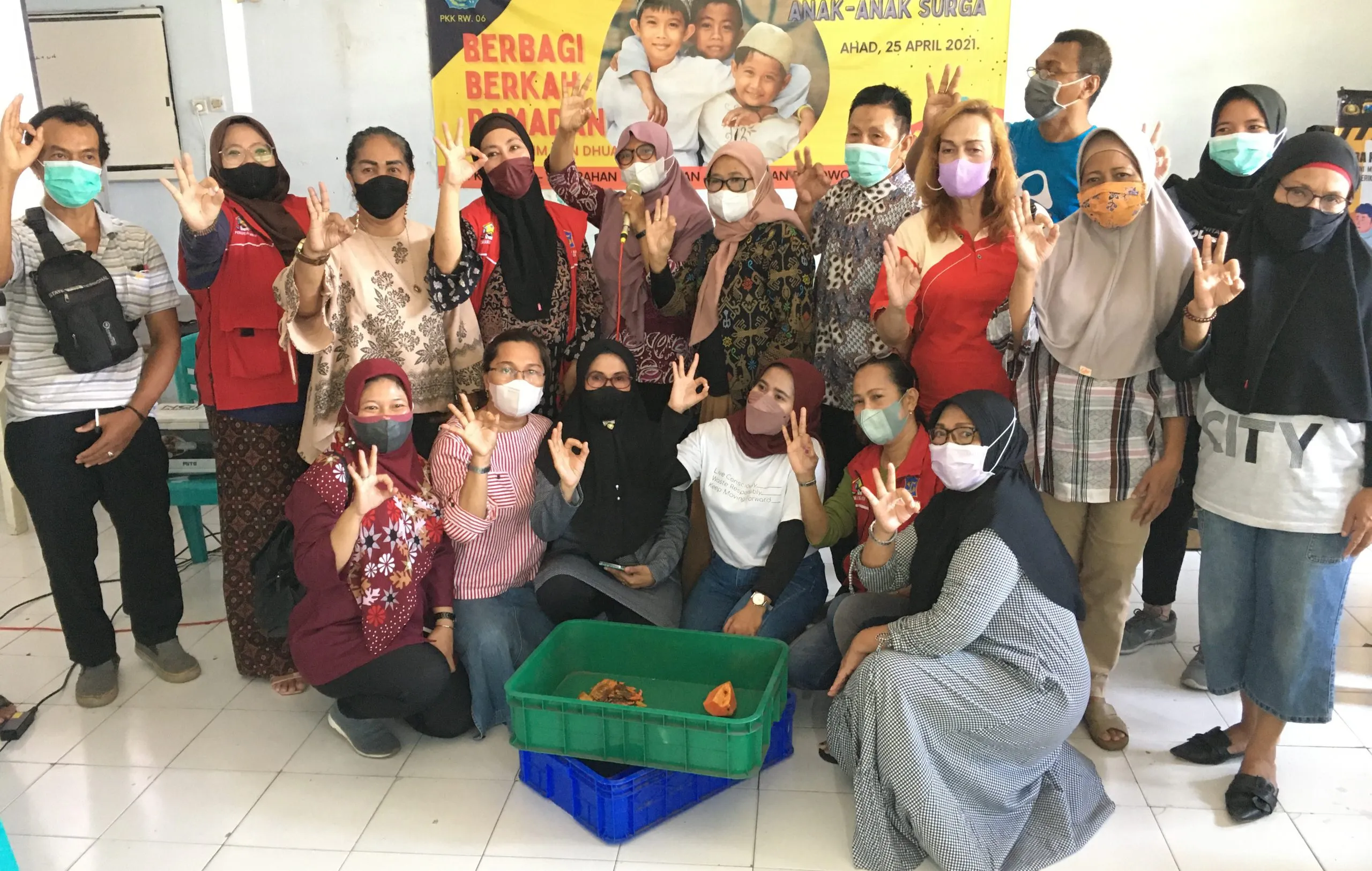 Kader Surabaya Hebat Dilatih Pengolahan Sampah Organik melalui Maggot