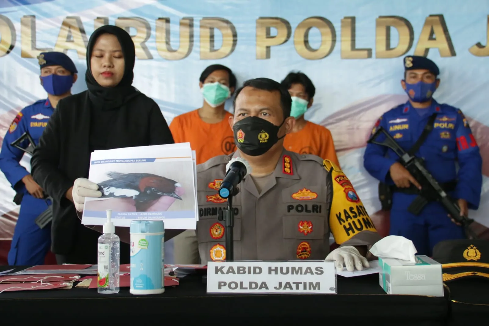 Polisi Gagalkan Penyelundupan dan Perdagangan Burung Dilindungi