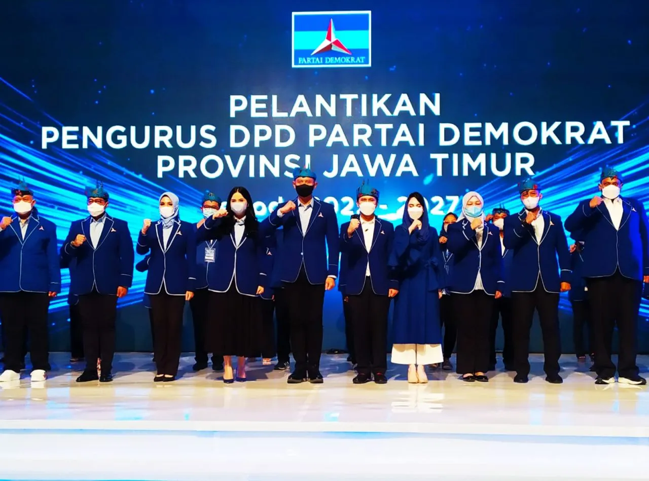 Putra Lanyalla & Khofifah Bergabung dengan Demokrat Jatim