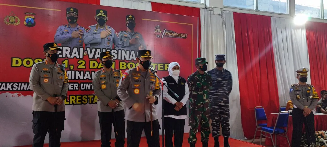 Kapolri tinjau pos pelayanan dan pos terpadu di Terminal Purabaya
