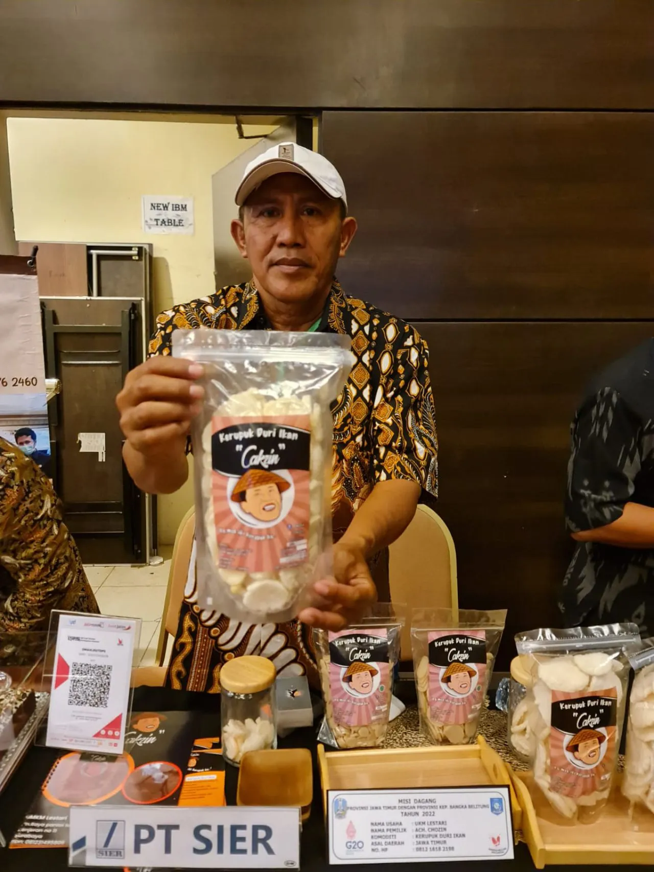 Kerupuk Olahan Duri Ikan UMKM Binaan SIER Ludes Terjual
