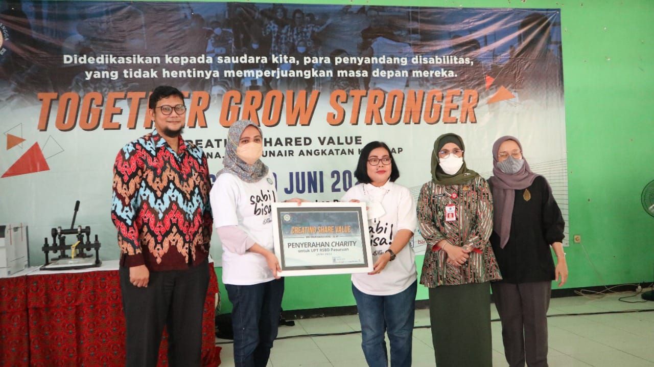 Launching Product Branding SABI BISA!, CSV MM Unair Ciptakan Kolaborasi Pentahelix Dukung Disabilitas Daksa