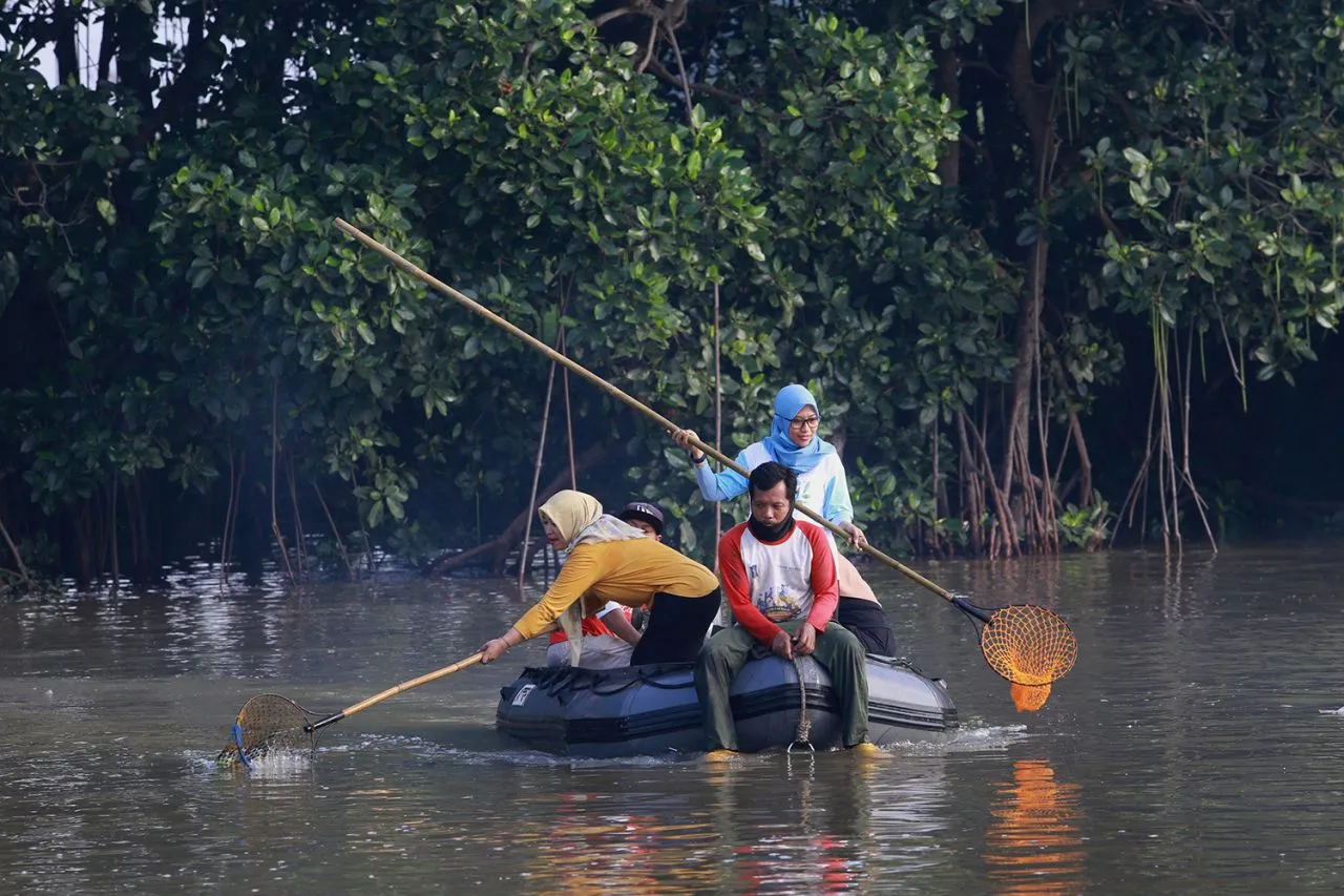 Ini Penampakan Kampung Warna-Warni dan Mangrove Tambak Sarioso di Surabaya