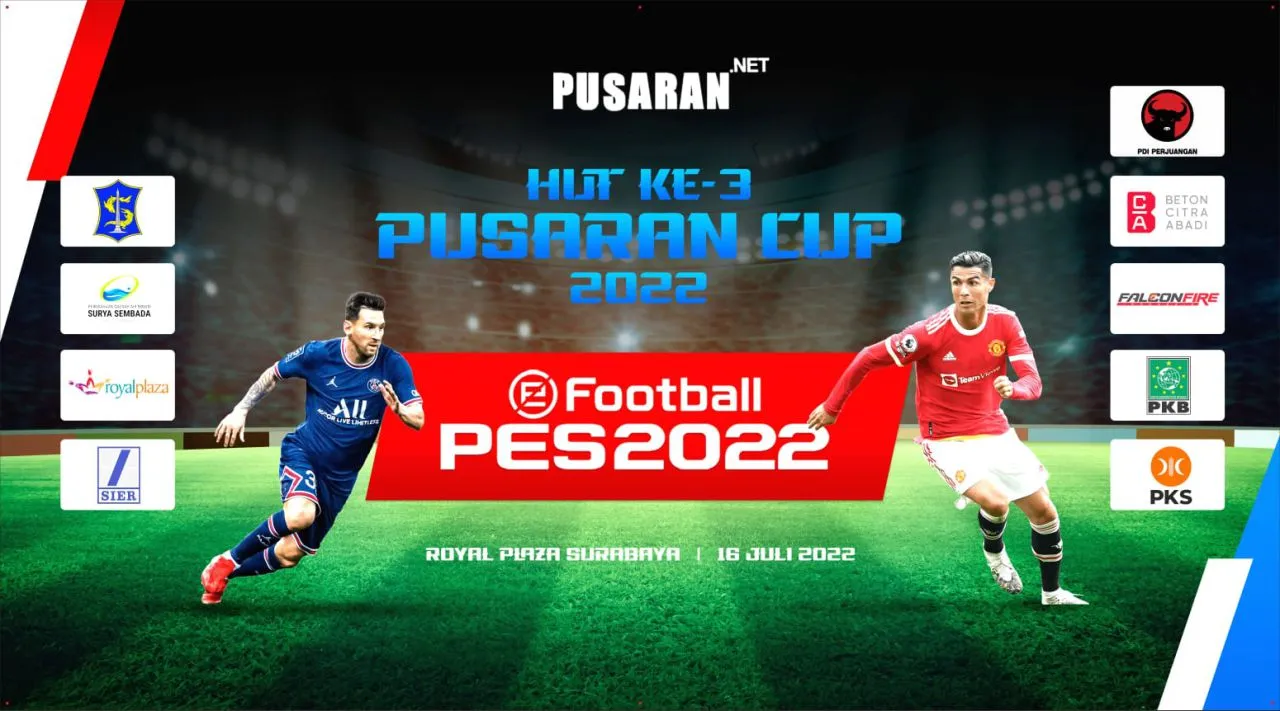Meriahkan HUT Ke 3, Pusaran.Net Gelar PES 2022 Antar Jurnalis se Jatim