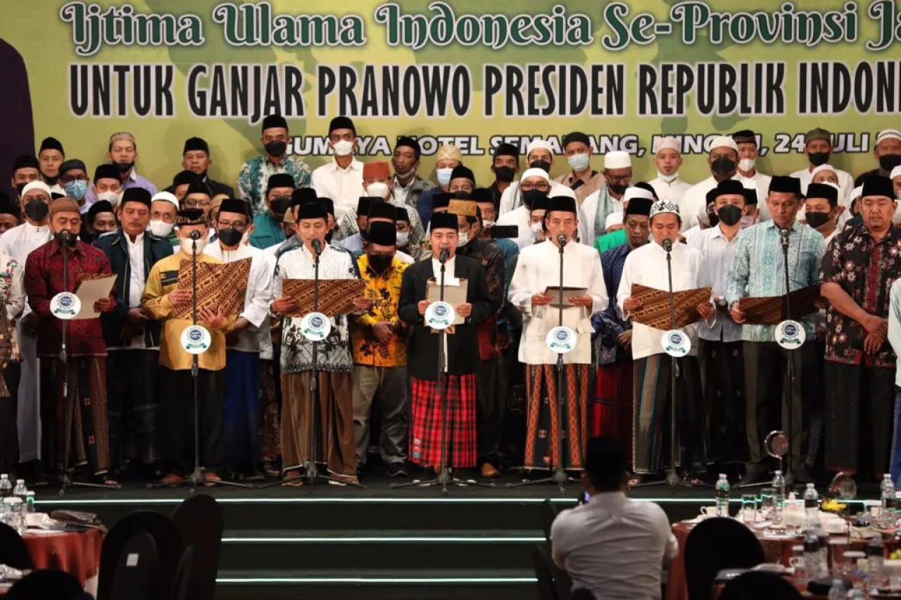 Ulama hingga Cendikiawan Muslim di Jateng Sepakat Dukung Ganjar Pranowo Presiden