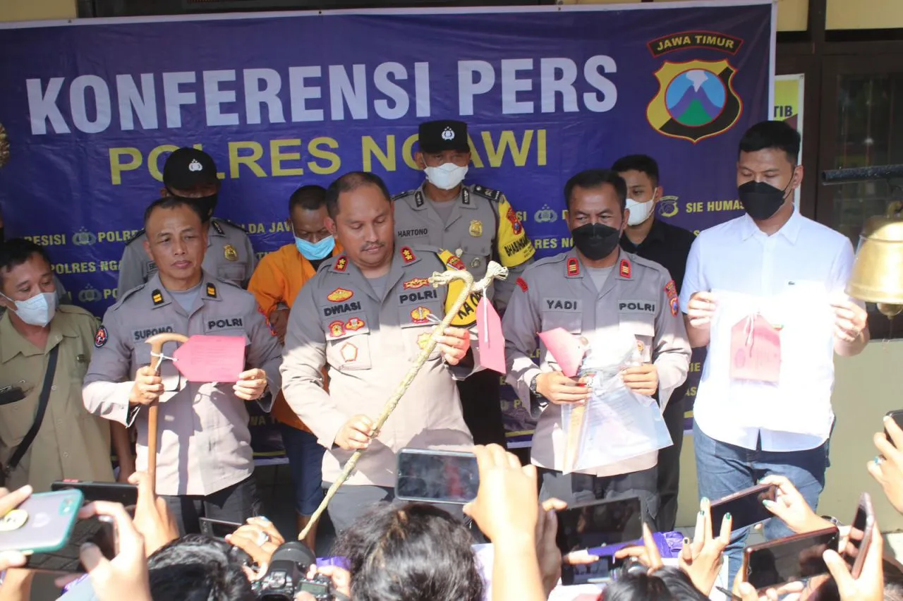 Cabuli Anak di Bawah Umur, Guru Spirtual di Ngawi Terancam 15 Tahun Penjara