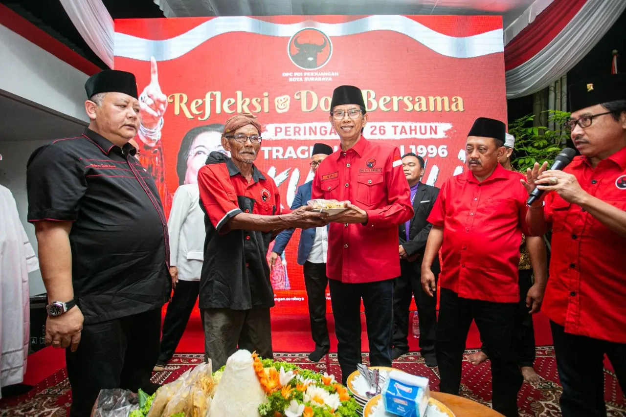 26 Tahun Kudatuli, Kader PDIP Surabaya: Partai Lahir dan Besar dari Pengorbanan Jiwa Raga