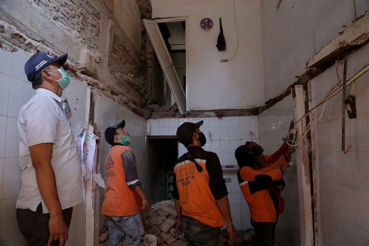 Rutilahu Pemkot Sudah Sasar 419 Rumah Warga MBR Surabaya