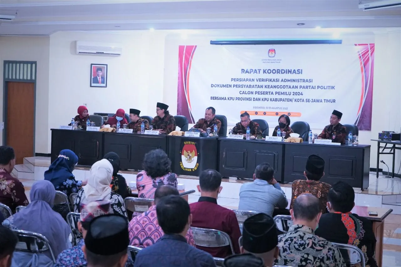 KPU Jatim Gelar Rakor Bersama 38 Kabupaten/Kota, Ini Tujuannya