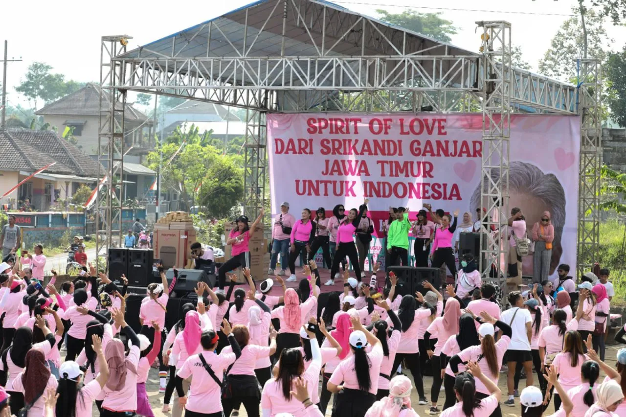 Inginkan Pemimpin Bangsa yang Peduli Kaum Perempuan, Ribuan Perempuan Milenial Dukung Ganjar Presiden 2024