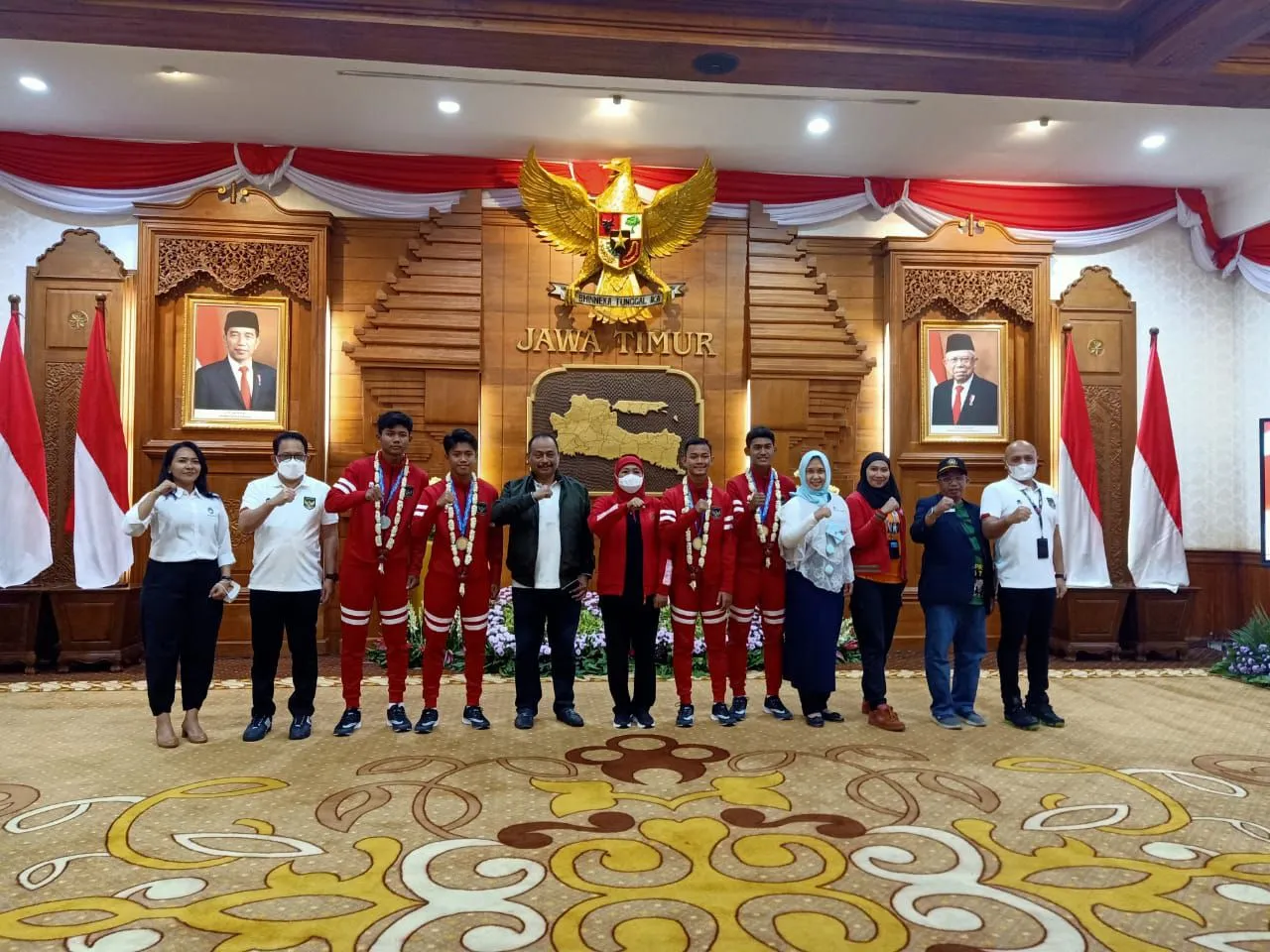 Gubernur Jatim Apresiasi Enam Pemain Timnas U-16
