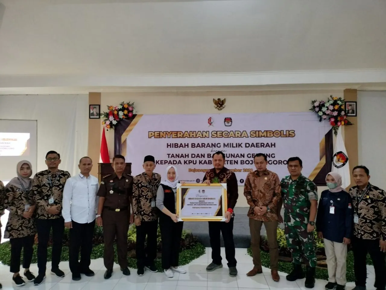 KPUD Bojonegoro Terima Hibah Tanah dan Bangunan dari Pemkab