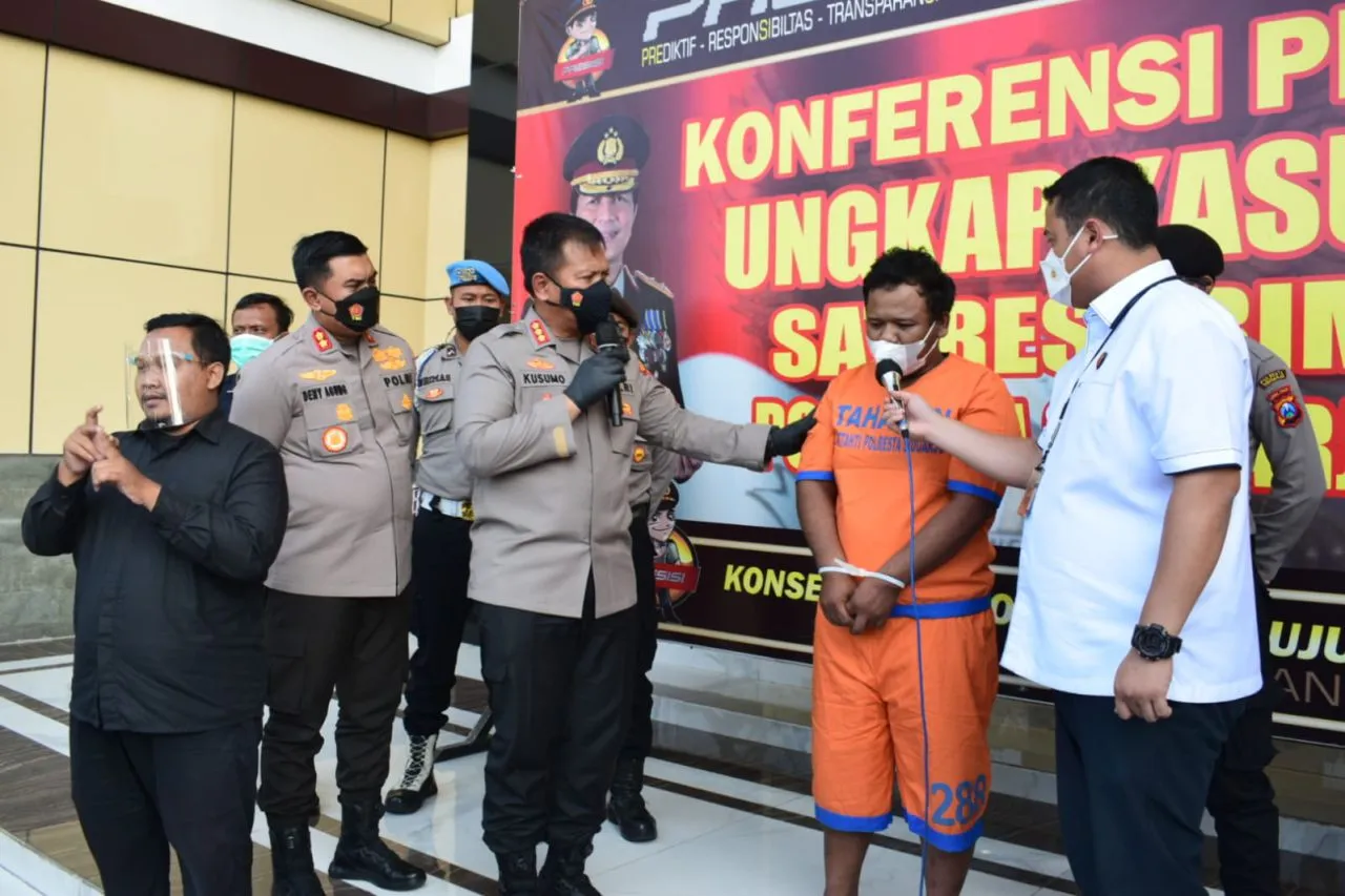 Tega! Seorang Suami di Sidoarjo Tega Bakar Istri dan Anaknya, Gegara Ini