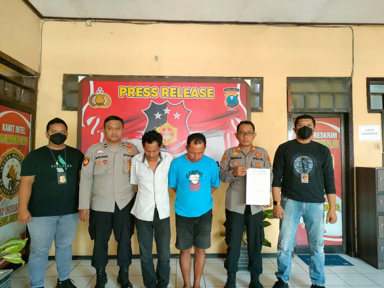 Polisi Berhasil Ungkap Kasus Pengeroyokan di Jombang, Dua Terduga Pelaku Berhasil Diamankan