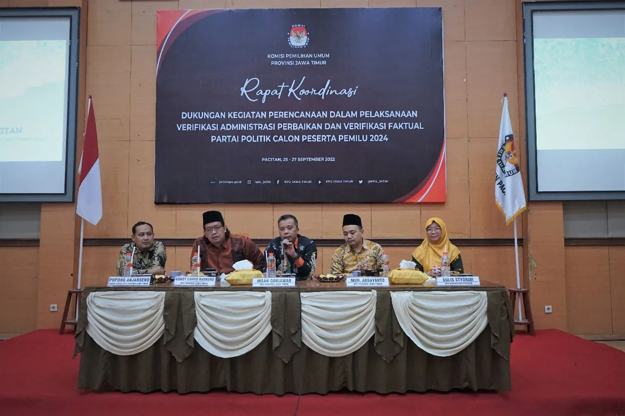 Jelang Rekruitmen Badan Ad Hoc, KPU Jatim Pertajam Pemahaman SIAKBA