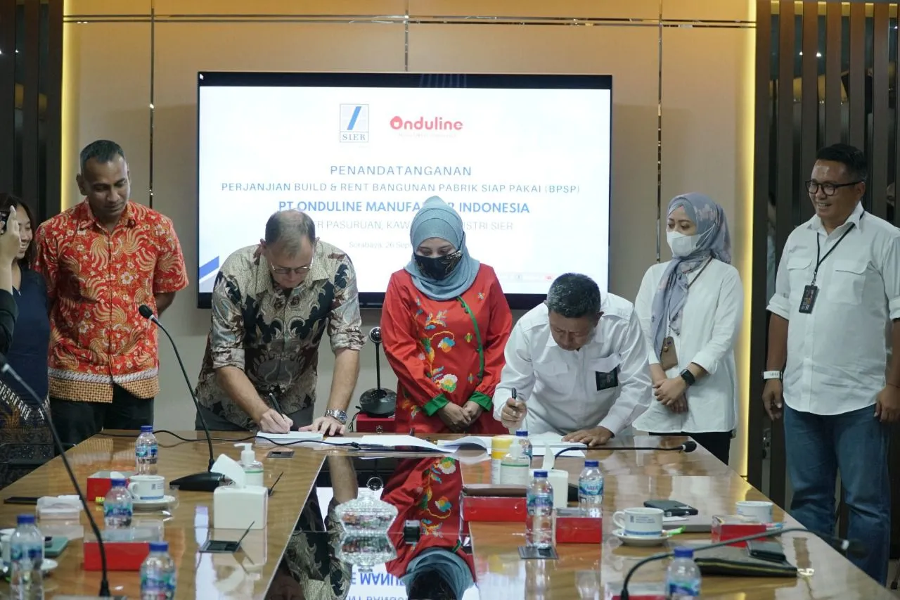 Pabrik Atap Onduline Grup Investasi di PIER Pasuruan