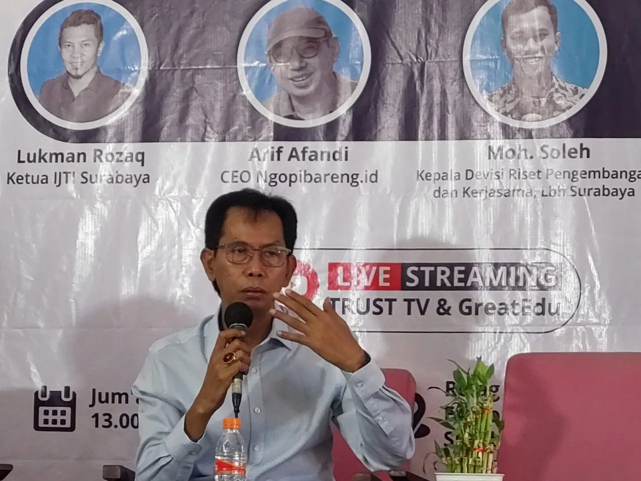 Diskusi Etika Jurnalistik di Tahun Politik, Ketua DPRD Surabaya: Independensi Merupakan Keharusan