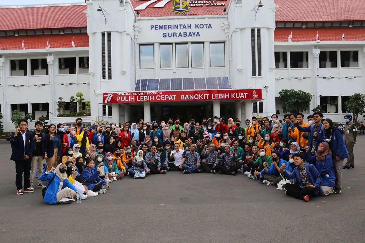 Sambut 108 Mahasiswa Program Pertukaran Mahasiswa Merdeka, Walikota Eri Cahyadi: Selamat Datang di Surabaya