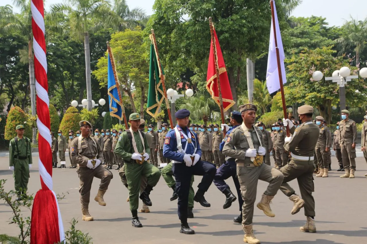 Wali Kota Eri Cahyadi Sambut Kirab Bendera Pataka Jer Basuki Mawa Beya