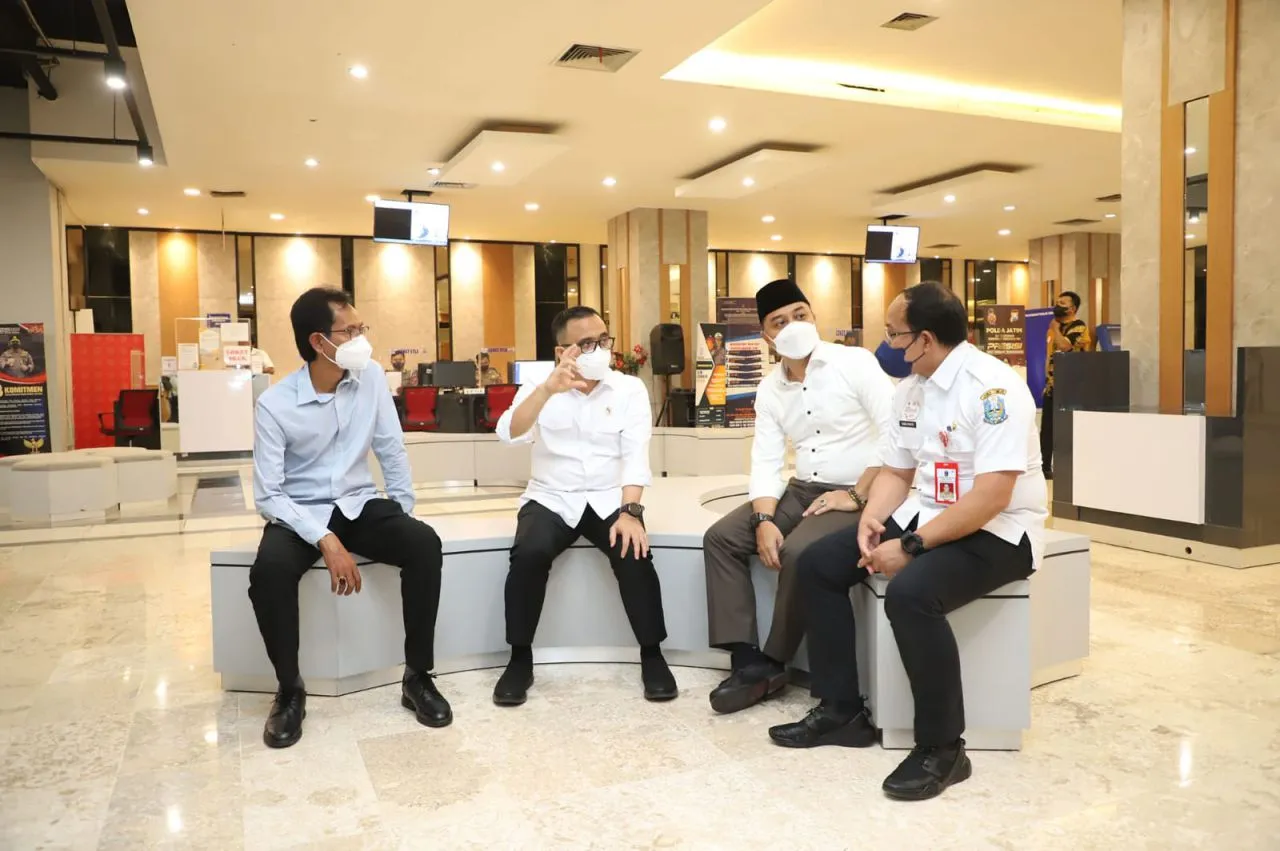 Menteri Anas Sebut Mewahnya Pelayanan Publik.di Surabaya Patut Dicontoh Daerah Lain
