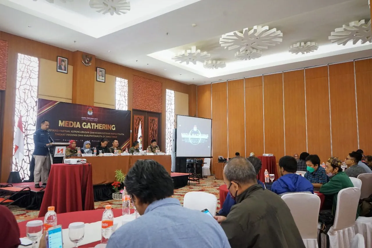 KPU Jatim Gelar Media Gathering Bersama 50 Wartawan, Ini Tujuannya