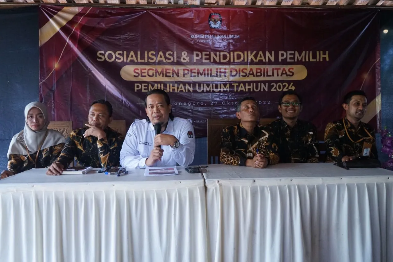 KPU Jatim Minta Panyandang Disabilitas Tidak Golput di Pemilu 2024