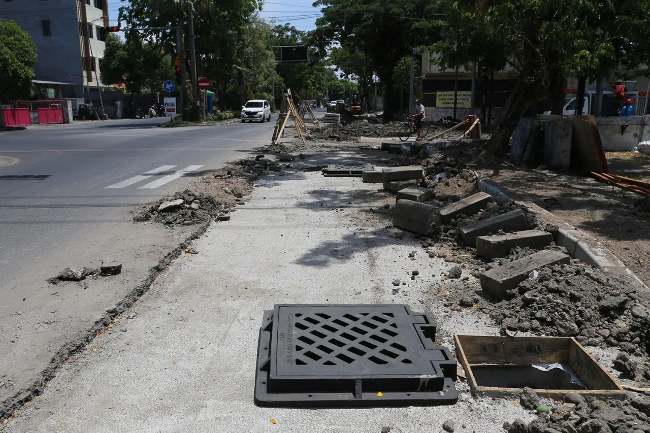 Dibangun Saluran Air, Beberapa Kawasan Rawan di Surabaya Sudah Tak Banjir