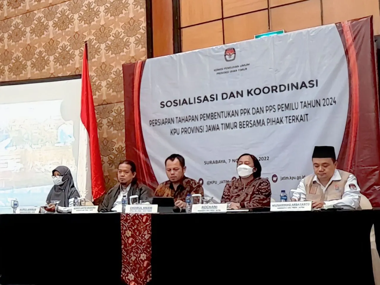 KPU Jatim Sosialisasi Pembentukan Badan Ad Hoc Pemilu 2024