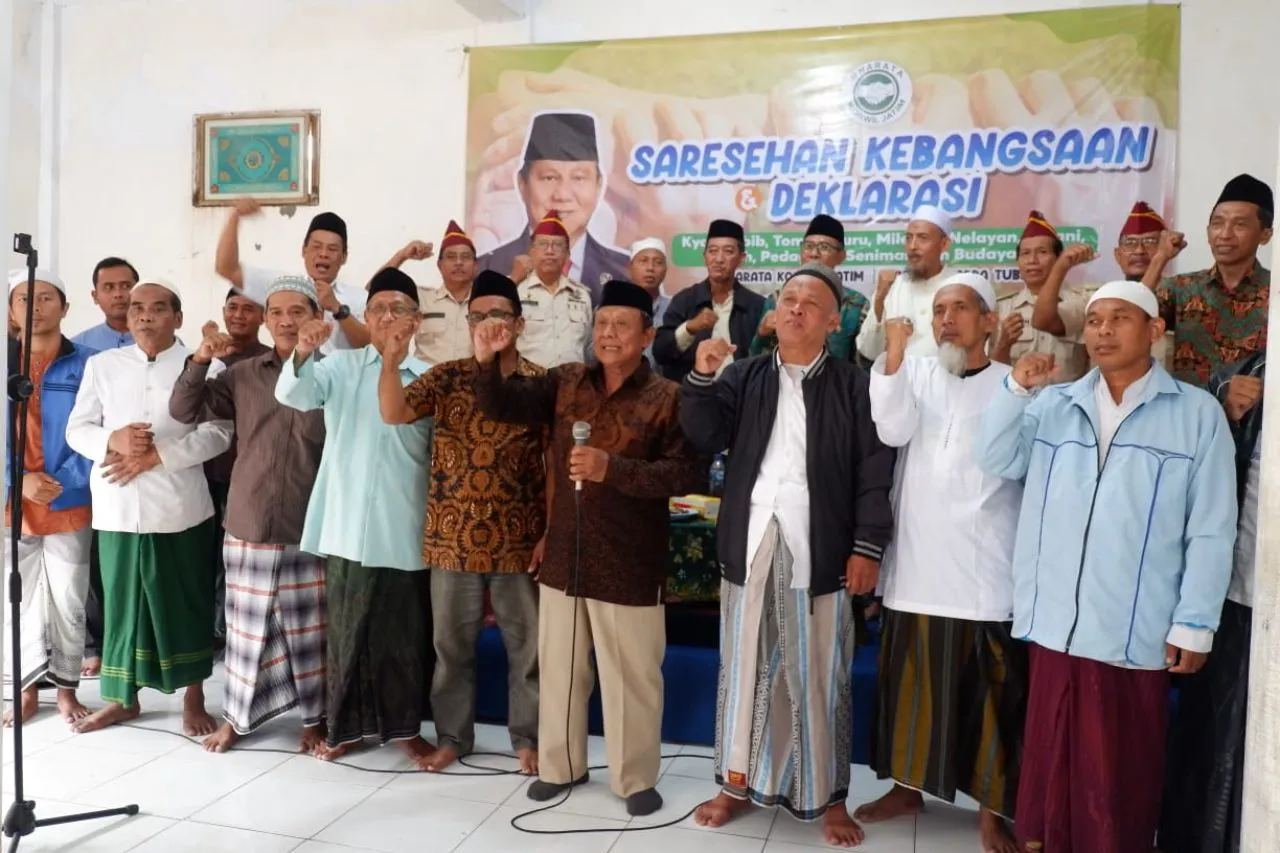 Pekik Ratusan Relawan Prabowo se-Tuban : Prabowo Presiden!