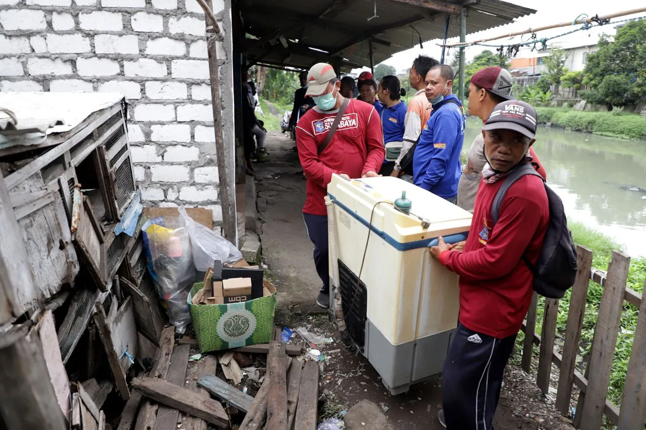 Eks Lahan Kampung 1001 Malam Akan Dibuat Bozem oleh BBWS Brantas