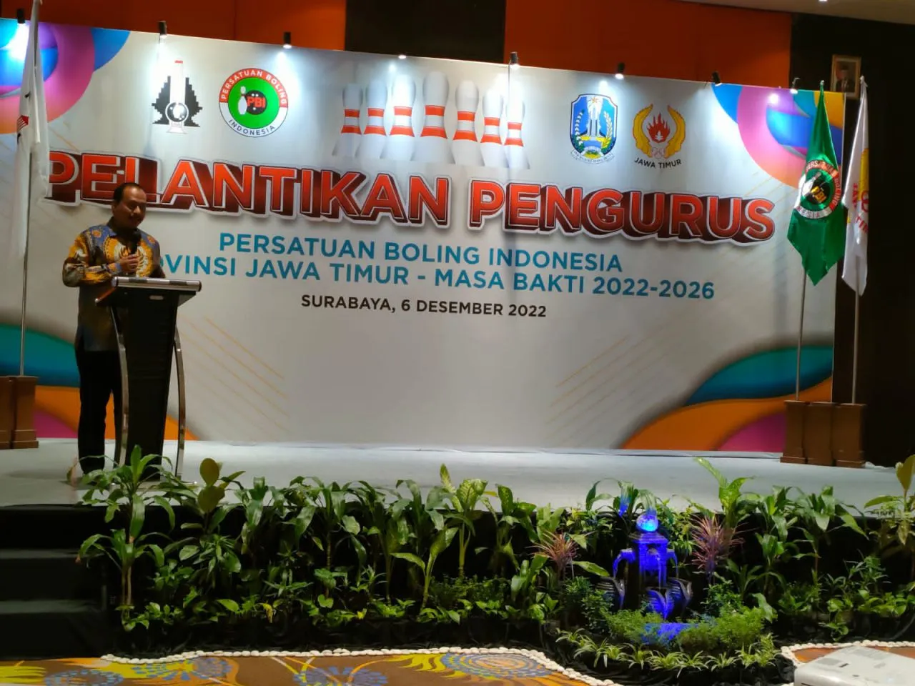 Jerry Sambuaga Lantik Pengprov PBI Jatim